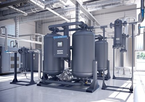 储气罐、干燥机和过滤器主要用于空气压缩机的后处理设备(图3)