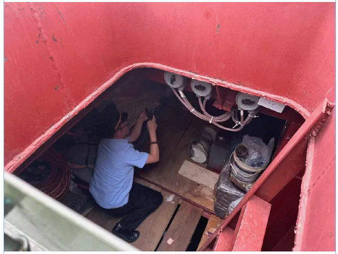 用空压机作案，抓获60余人，查扣船只4艘(图4)