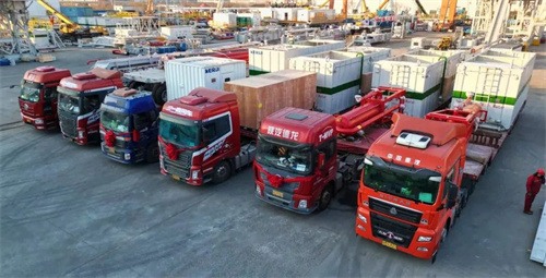 科瑞油气多台套燃驱压缩机组下线交付(图1)