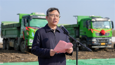 钛灵特压缩机无锡有限公司新工厂奠基仪式隆重举行(图3)