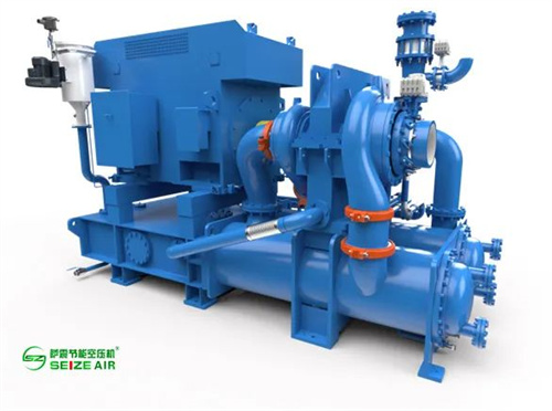 江苏新材料公司定制离心空气压缩机成功离线(图2)