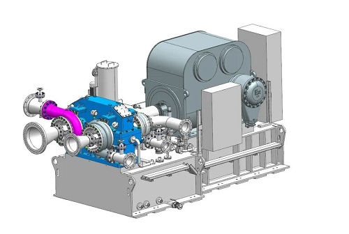 江增重工首套单台三级离心式高温热泵压缩机成功联调联试(图1)