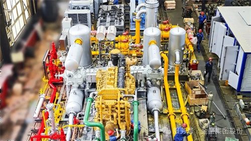 金星集团有限公司开发制造重型大功率燃烧驱动活塞压缩机(图1)