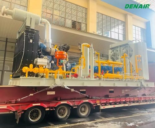 德耐尔CNG加气站交钥匙工程项目确保安装阶段到达现场(图1)