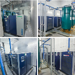 44台德耐尔空气压缩机进入首都国际会展中心(图1)