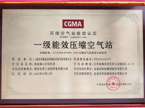 金灵通独立设计承担南京化工园区热电有限公司空气压缩机二期改造(图2)