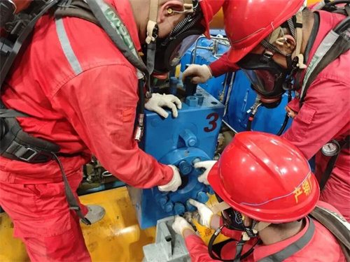 2号增压站高硫压缩机组4000小时二次维护工作完成(图3)