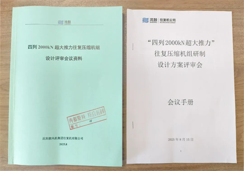 四列2000KN超大推力往复压缩机组开发设计方案评审会议在沈(图3)