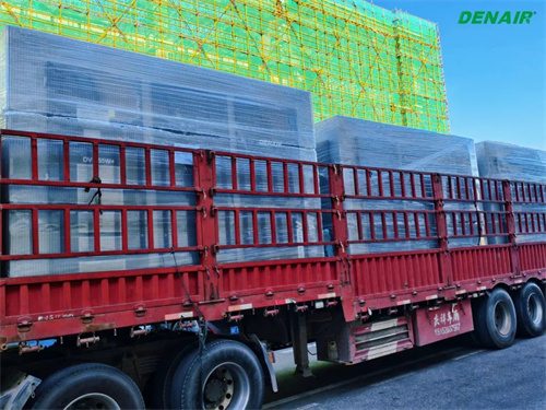 六台355KW双压缩喷油螺杆空气压缩机排队整齐(图4)