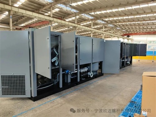 新达自主研发双级压缩一级节能螺杆主机(图2)