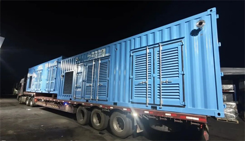 三台萨震高端定制人工智能智能集装箱空气压缩站下线(图3)