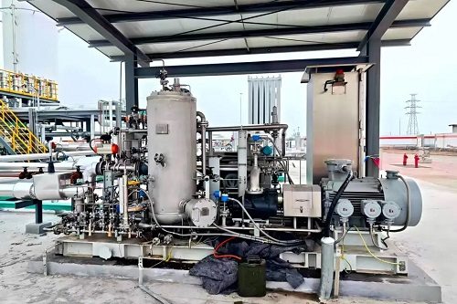 乙烷BOG螺杆压缩机一次性投产成功(图1)