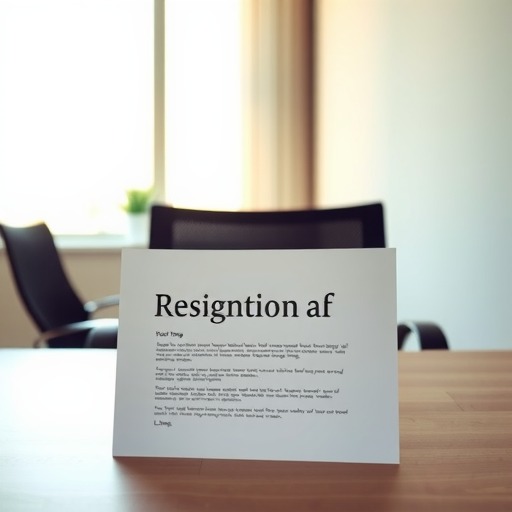 西安陕西鼓动力有限公司董事长李宏安先生辞职报告(图1)