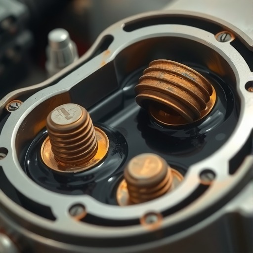 空气压缩机不使用时,机头内的螺钉不能长时间浸泡在冷却油中(图1)