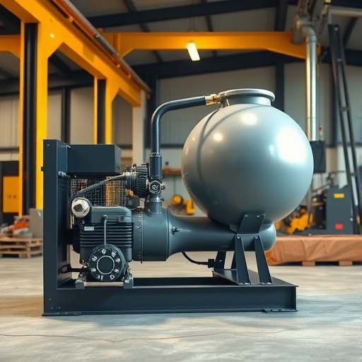 新型涉及气罐空气压缩机底座(图1)