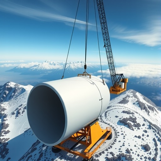 全球超高海拔地区单机容量最大风电机组成功吊装！(图1)