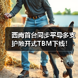 西南首台同步平导多支护敞开式TBM下线! 西南首台同步平导多支护敞开式TBM下线!