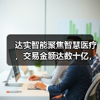 达实智能聚焦智慧医疗,交易金额达数十亿,抢滩千亿智慧医疗市场(图2) 达实智能聚焦智慧医疗,交易金额达数十亿,抢滩千亿智慧医疗市场(图2)