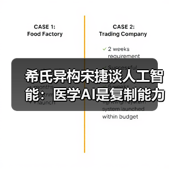 希氏异构宋捷谈人工智能:医学AI是复制能力还是超越认知?(图2) 希氏异构宋捷谈人工智能:医学AI是复制能力还是超越认知?(图2)