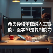 希氏异构宋捷谈人工智能:医学AI是复制能力还是超越认知?(图1) 希氏异构宋捷谈人工智能:医学AI是复制能力还是超越认知?(图1)