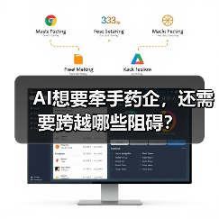 AI想要牵手药企，还需要跨越哪些阻碍？（图1）