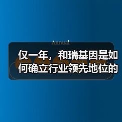 仅一年,和瑞基因是如何确立行业领先地位的?(图1) 仅一年,和瑞基因是如何确立行业领先地位的?(图1)