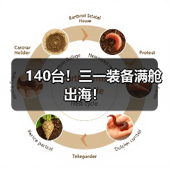 140台!三一装备满舱出海!(图1) 140台!三一装备满舱出海!(图1)