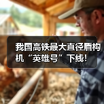 我国高铁最大直径盾构机“英雄号”下线!(图2) 我国高铁最大直径盾构机“英雄号”下线!(图2)