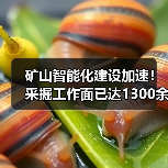 矿山智能化建设加速!采掘工作面已达1300余个(图1) 矿山智能化建设加速!采掘工作面已达1300余个(图1)