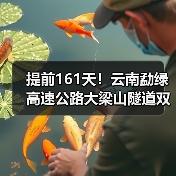 提前161天!云南勐绿高速公路大梁山隧道双线贯通(图1) 提前161天!云南勐绿高速公路大梁山隧道双线贯通(图1)