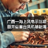 广西一海上风电示范项目开启首台风机基础海上施工作业(图3) 广西一海上风电示范项目开启首台风机基础海上施工作业(图3)
