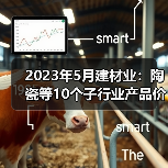 2023年5月建材业：陶瓷等10个子行业产品价格环比上涨（图1）