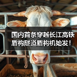国内首条穿越长江高铁盾构隧道盾构机始发!(图3) 国内首条穿越长江高铁盾构隧道盾构机始发!(图3)