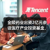 金陵药业出资2亿元参设医疗产业投资基金，投向“互联网+医疗”（图1）