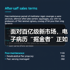 面对百亿级新市场,电子病历“掘金者”正如何各显神通?(图3) 面对百亿级新市场,电子病历“掘金者”正如何各显神通?(图3)