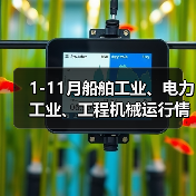 1-11月船舶工业、电力工业、工程机械运行情况（图2）