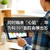 同时瞄准“心脏”,华为和301医院会擦出怎样的火花?(图3) 同时瞄准“心脏”,华为和301医院会擦出怎样的火花?(图3)