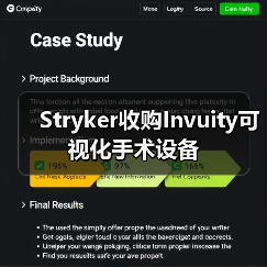 Stryker收购Invuity可视化手术设备(图1) Stryker收购Invuity可视化手术设备(图1)