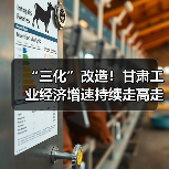 “三化”改造！甘肃工业经济增速持续走高走强（图1）