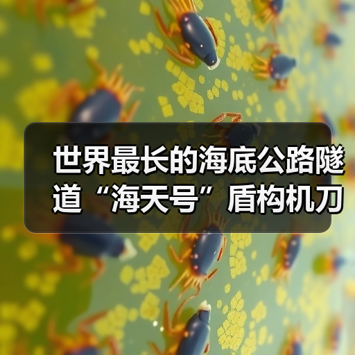 世界最长的海底公路隧道“海天号”盾构机刀盘顺利下井（图2）