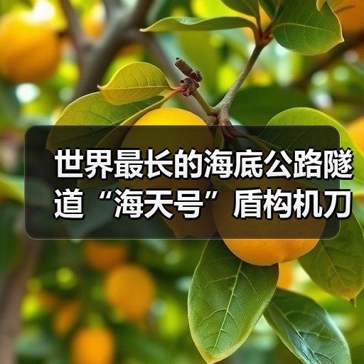 世界最长的海底公路隧道“海天号”盾构机刀盘顺利下井（图1）