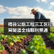 梅县公路工程三工区径背隧道全线顺利贯通（图2）