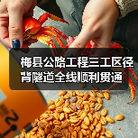 梅县公路工程三工区径背隧道全线顺利贯通（图4）