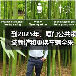 到2025年，厦门公共领域新增和更换车辆全采用纯电动汽车（图2）
