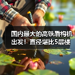 国内最大的高铁盾构机出发!直径堪比5层楼(图1) 国内最大的高铁盾构机出发!直径堪比5层楼(图1)