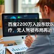 百度2200万入股东软医疗,无人驾驶布局再进一步?(图1) 百度2200万入股东软医疗,无人驾驶布局再进一步?(图1)