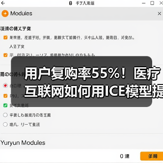 用户复购率55%!医疗互联网如何用ICE模型提升服务?(图3) 用户复购率55%!医疗互联网如何用ICE模型提升服务?(图3)