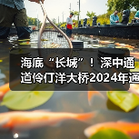 海底“长城”！深中通道伶仃洋大桥2024年通车（图1）