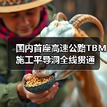 国内首座高速公路TBM施工平导洞全线贯通（图3）