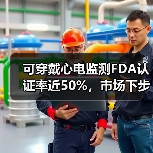 可穿戴心电监测FDA认证率近50%,市场下步如何博弈?(图2) 可穿戴心电监测FDA认证率近50%,市场下步如何博弈?(图2)